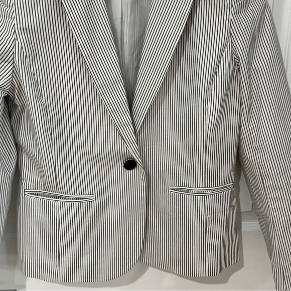 COPY - Willi Smith Black and White Blazer Professional Tailored - Picture 3 of 11